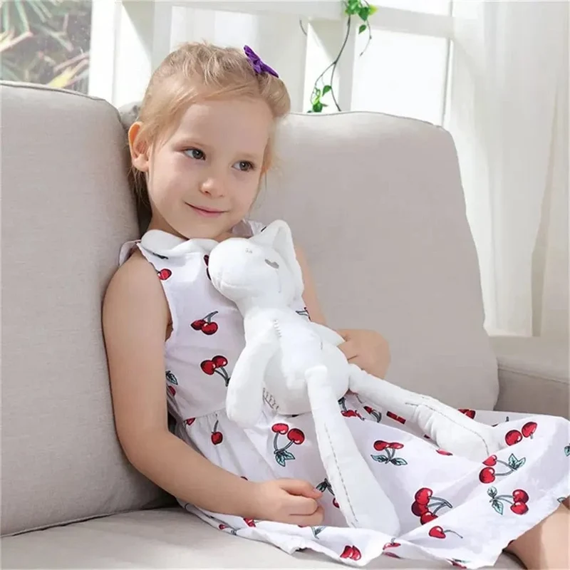 42CM Niedlichen Cartoon Langen Ohren Kaninchen Puppe Baby Weiche Plüsch Spielzeug Für Kinder Bunny Schlafen Mate Kinder Ausgestopften Plüsch tier Spielzeug