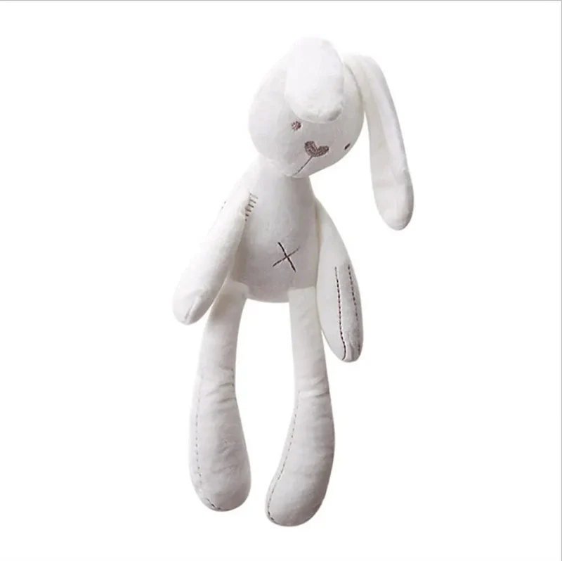 42CM Niedlichen Cartoon Langen Ohren Kaninchen Puppe Baby Weiche Plüsch Spielzeug Für Kinder Bunny Schlafen Mate Kinder Ausgestopften Plüsch tier Spielzeug