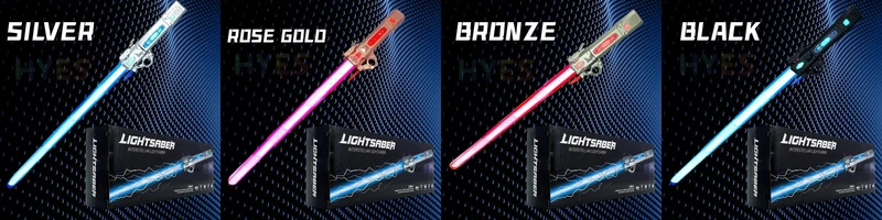 Neues einziehbares Lichtschwert mit rotierendem Fingerlaserschwert, Blitzlicht und leuchtendem Sound, Cosplay-Requisiten, Duelle, Kampfspielzeug, Geschenke für Kinder und Erwachsene