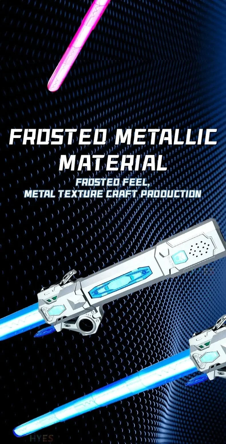 Neues einziehbares Lichtschwert mit rotierendem Fingerlaserschwert, Blitzlicht und leuchtendem Sound, Cosplay-Requisiten, Duelle, Kampfspielzeug, Geschenke für Kinder und Erwachsene