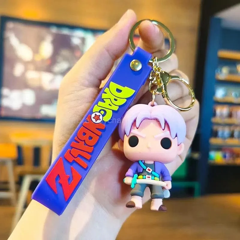 Neuer Anime Dragon Ball Schlüsselanhänger Z Super Saiyan Son Goku Bulma Broly Piccolo Majin Buu Serie Auto Anhänger Schlüsselanhänger Kinder Spielzeug Geschenke