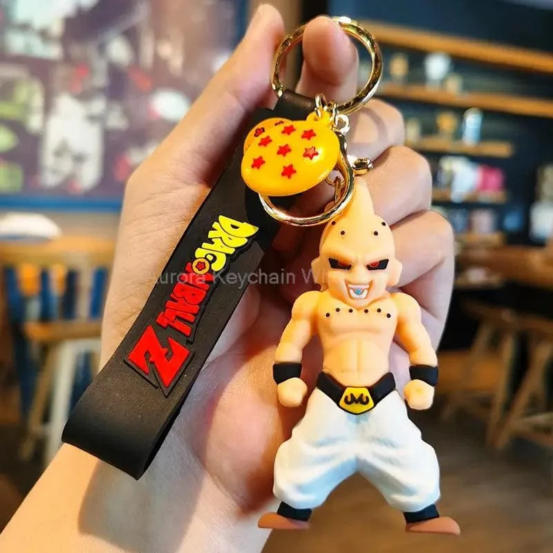Neuer Anime Dragon Ball Schlüsselanhänger Z Super Saiyan Son Goku Bulma Broly Piccolo Majin Buu Serie Auto Anhänger Schlüsselanhänger Kinder Spielzeug Geschenke