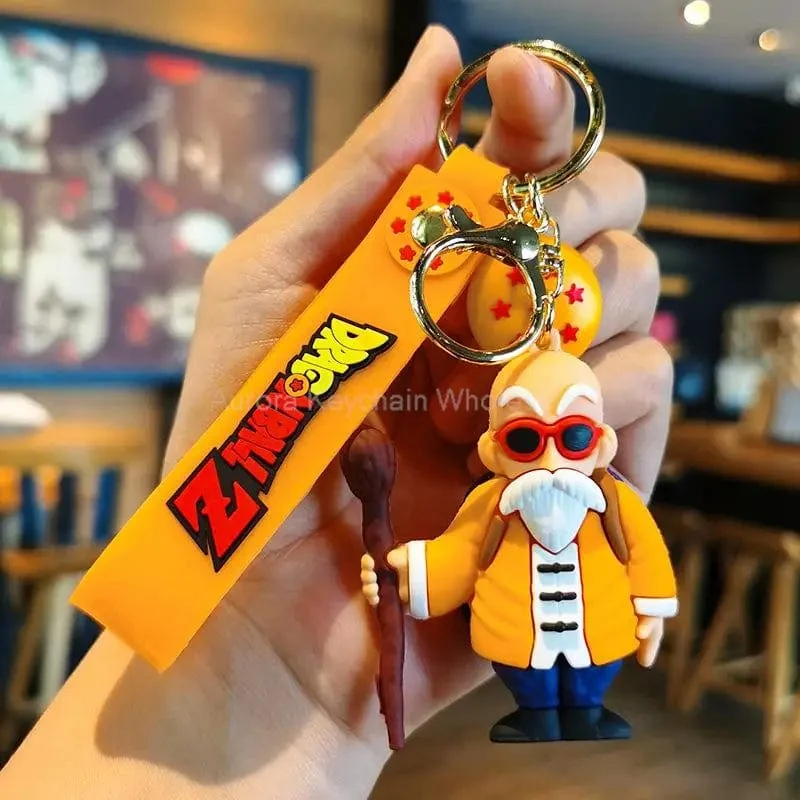 Neuer Anime Dragon Ball Schlüsselanhänger Z Super Saiyan Son Goku Bulma Broly Piccolo Majin Buu Serie Auto Anhänger Schlüsselanhänger Kinder Spielzeug Geschenke