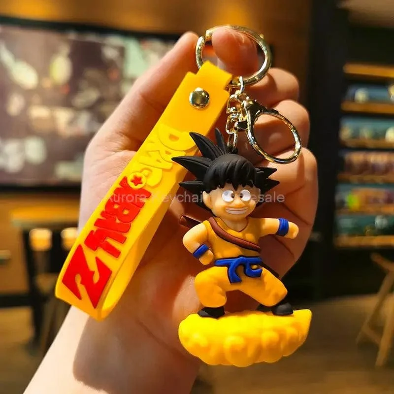 Neuer Anime Dragon Ball Schlüsselanhänger Z Super Saiyan Son Goku Bulma Broly Piccolo Majin Buu Serie Auto Anhänger Schlüsselanhänger Kinder Spielzeug Geschenke