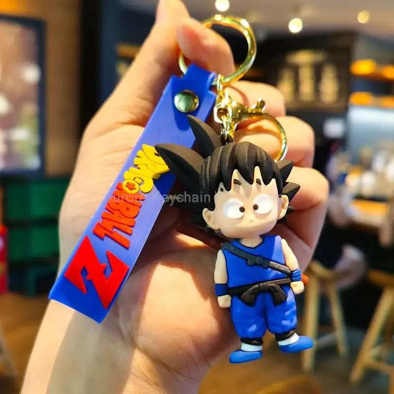 Neuer Anime Dragon Ball Schlüsselanhänger Z Super Saiyan Son Goku Bulma Broly Piccolo Majin Buu Serie Auto Anhänger Schlüsselanhänger Kinder Spielzeug Geschenke