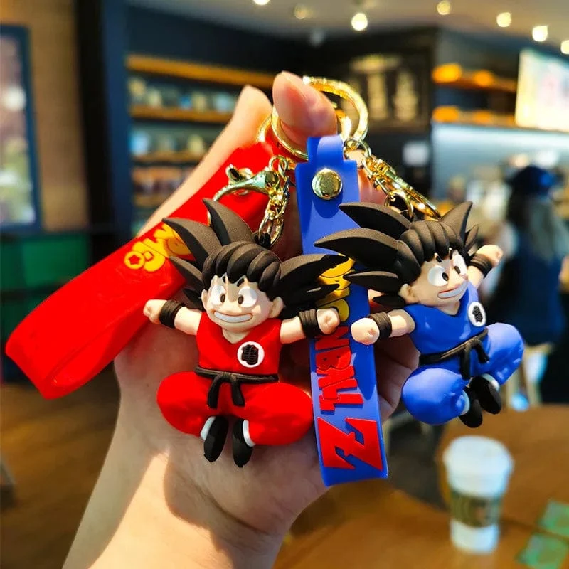 Neuer Anime Dragon Ball Schlüsselanhänger Z Super Saiyan Son Goku Bulma Broly Piccolo Majin Buu Serie Auto Anhänger Schlüsselanhänger Kinder Spielzeug Geschenke