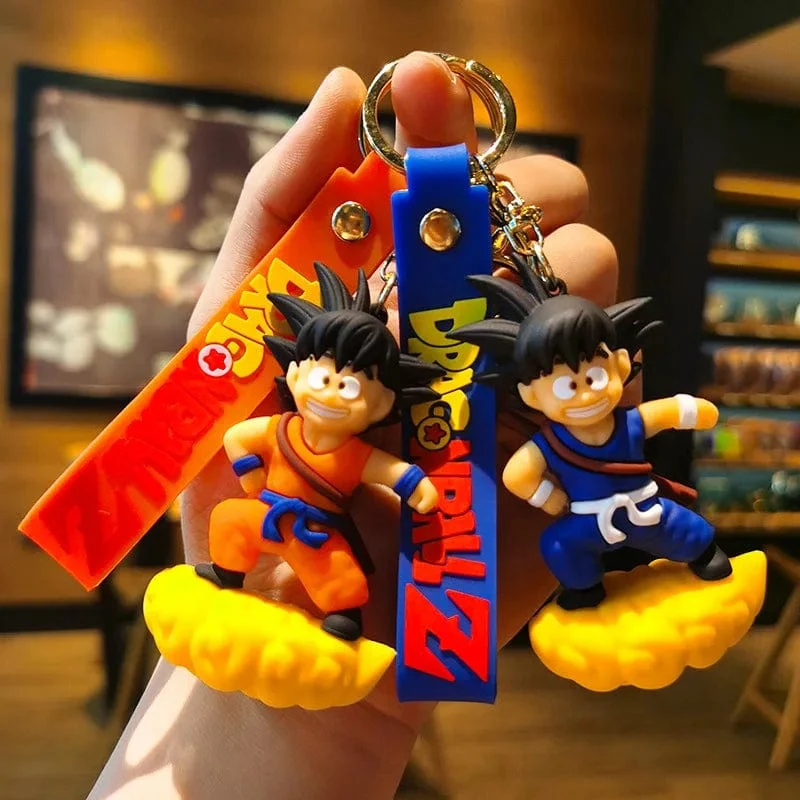 Neuer Anime Dragon Ball Schlüsselanhänger Z Super Saiyan Son Goku Bulma Broly Piccolo Majin Buu Serie Auto Anhänger Schlüsselanhänger Kinder Spielzeug Geschenke