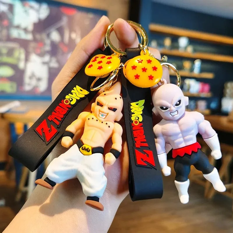 Neuer Anime Dragon Ball Schlüsselanhänger Z Super Saiyan Son Goku Bulma Broly Piccolo Majin Buu Serie Auto Anhänger Schlüsselanhänger Kinder Spielzeug Geschenke