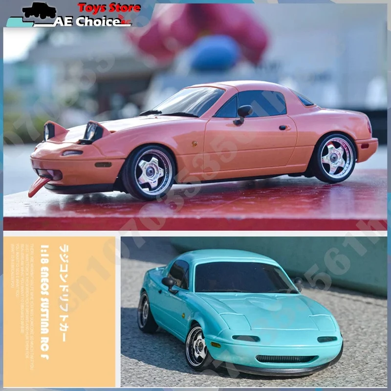 LDRC LD1804 RC Drift Car 1/18 Modell 2.4G 2WD ESP Gyroskop LED-Leuchten Vollmaßstäbliches gesteuertes Modell Kinderauto Spielzeug Geschenke