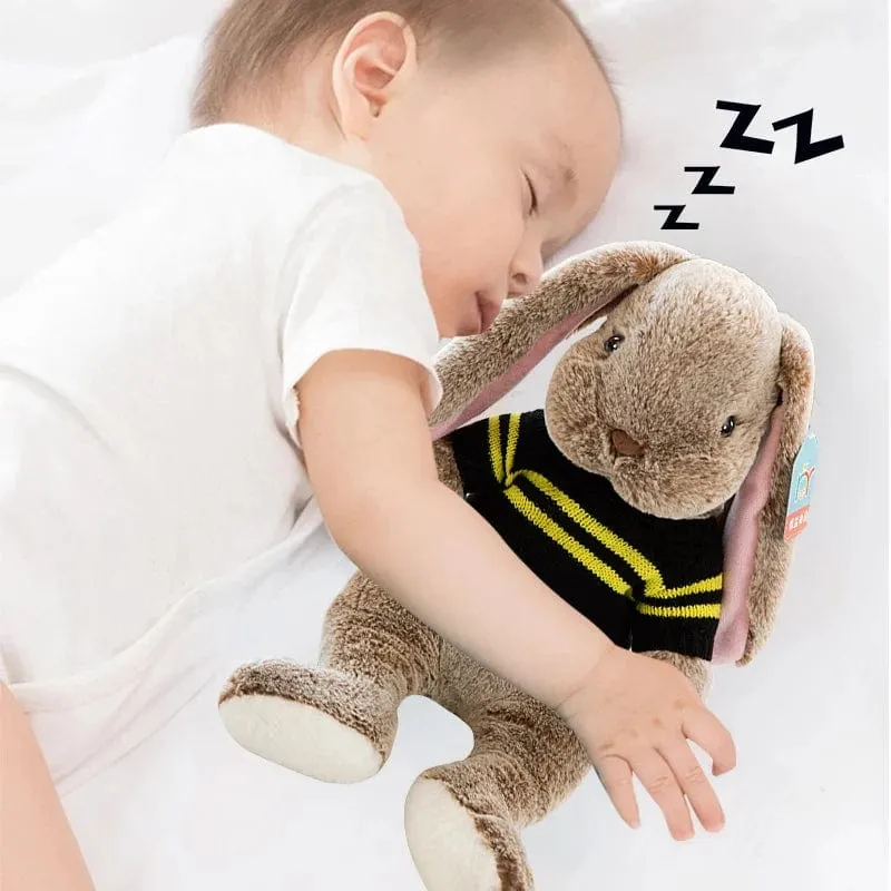 Kawaii Langohr-Kaninchen, weiches Plüschspielzeug, schlafender süßer Häschen-Cartoon, Stofftierpuppen, Kind, Baby, Beschwichtigungskissen, Geburtstagsgeschenk