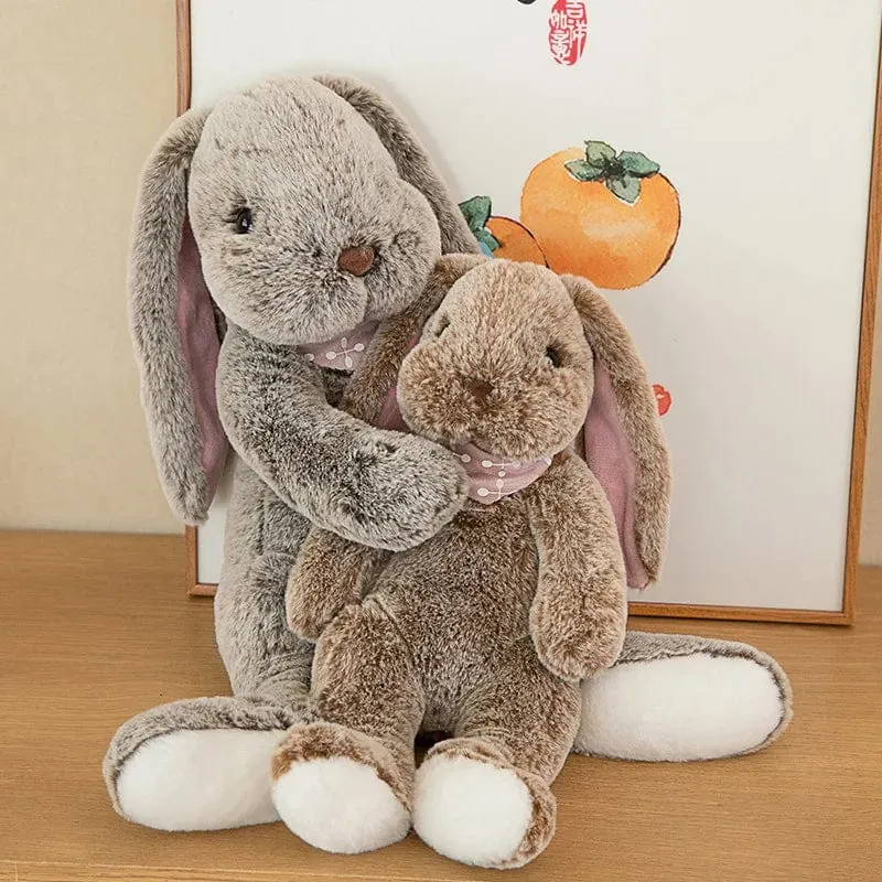 Kawaii Langohr-Kaninchen, weiches Plüschspielzeug, schlafender süßer Häschen-Cartoon, Stofftierpuppen, Kind, Baby, Beschwichtigungskissen, Geburtstagsgeschenk