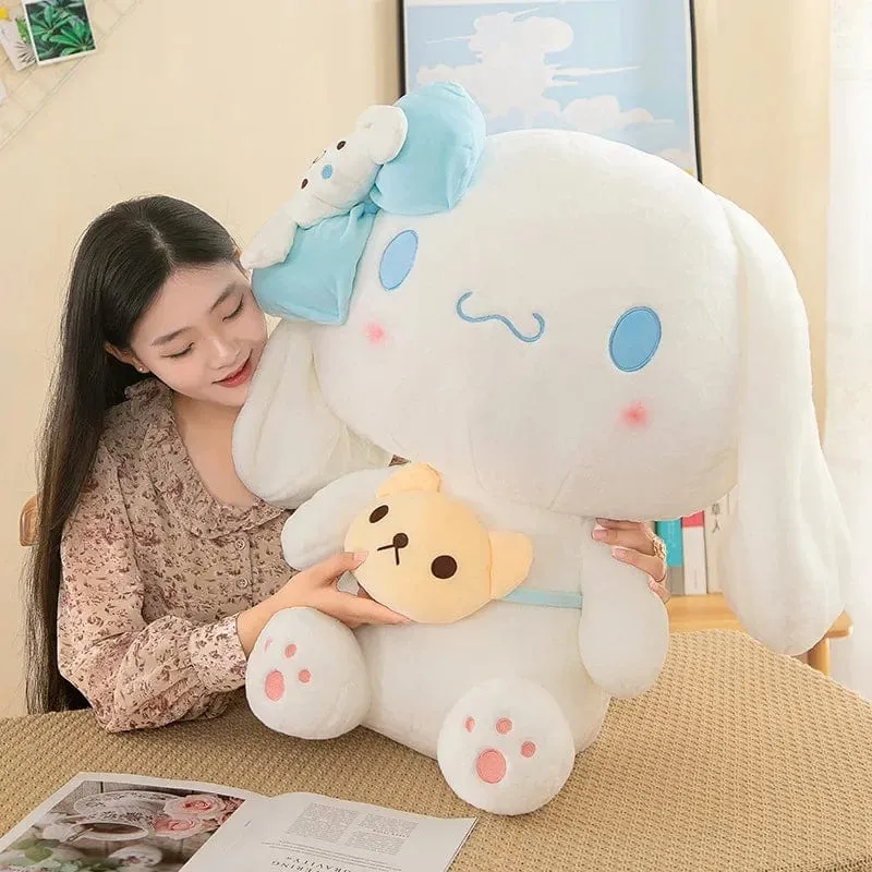 Hot 40/50cm Kawaii Sanrio Kuromi My Melody Cinnamoroll Plüsch Spielzeug Puppe Kissen Anime Cartoon Kinder Geschenke Zimmer Dekoration puppen