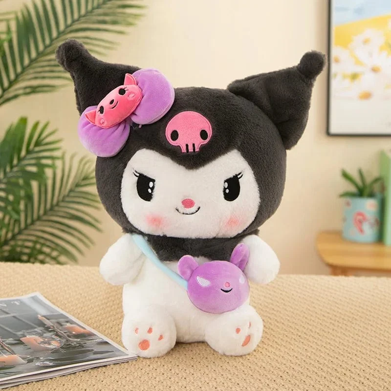 Hot 40/50cm Kawaii Sanrio Kuromi My Melody Cinnamoroll Plüsch Spielzeug Puppe Kissen Anime Cartoon Kinder Geschenke Zimmer Dekoration puppen