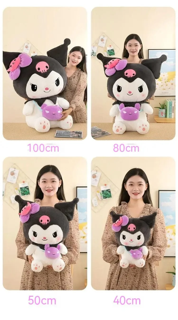 Hot 40/50cm Kawaii Sanrio Kuromi My Melody Cinnamoroll Plüsch Spielzeug Puppe Kissen Anime Cartoon Kinder Geschenke Zimmer Dekoration puppen