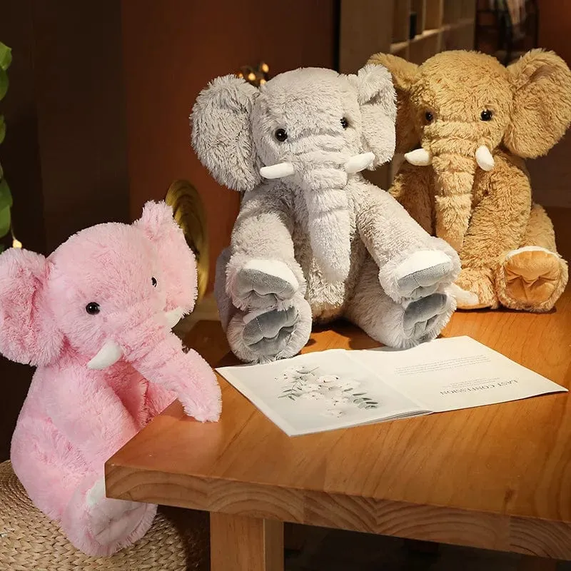 Kinder Weicher Elefant Plüsch Großer Elefant Spielzeug Kuscheltiere Plüschtiere Kissen Baby Begleiten Puppe Säuglingsspielzeug Neugeborenes Geschenk