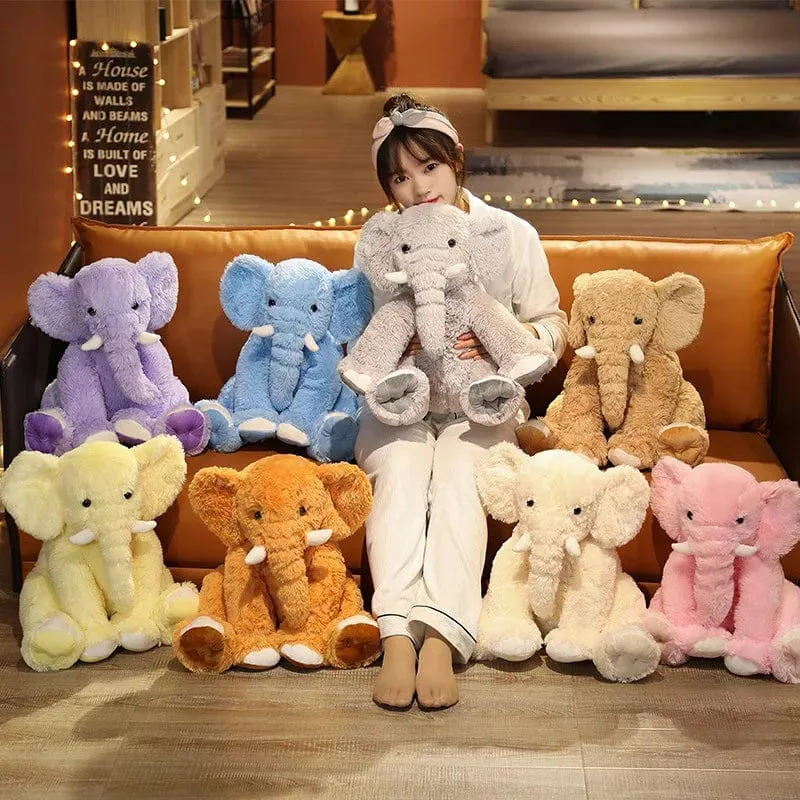 Kinder Weicher Elefant Plüsch Großer Elefant Spielzeug Kuscheltiere Plüschtiere Kissen Baby Begleiten Puppe Säuglingsspielzeug Neugeborenes Geschenk