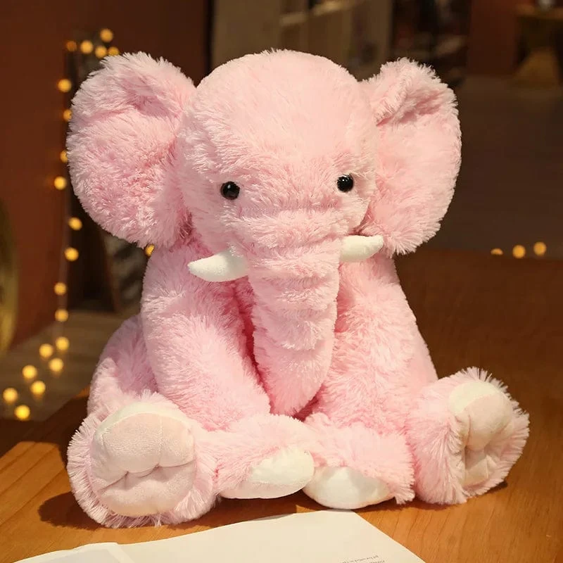 Kinder Weicher Elefant Plüsch Großer Elefant Spielzeug Kuscheltiere Plüschtiere Kissen Baby Begleiten Puppe Säuglingsspielzeug Neugeborenes Geschenk