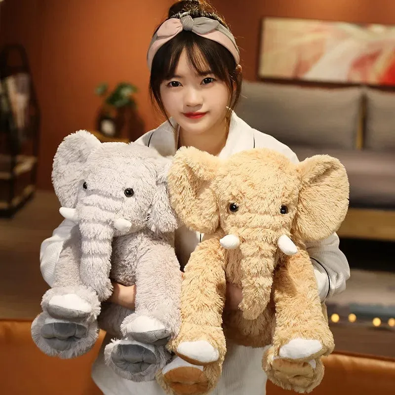Kinder Weicher Elefant Plüsch Großer Elefant Spielzeug Kuscheltiere Plüschtiere Kissen Baby Begleiten Puppe Säuglingsspielzeug Neugeborenes Geschenk