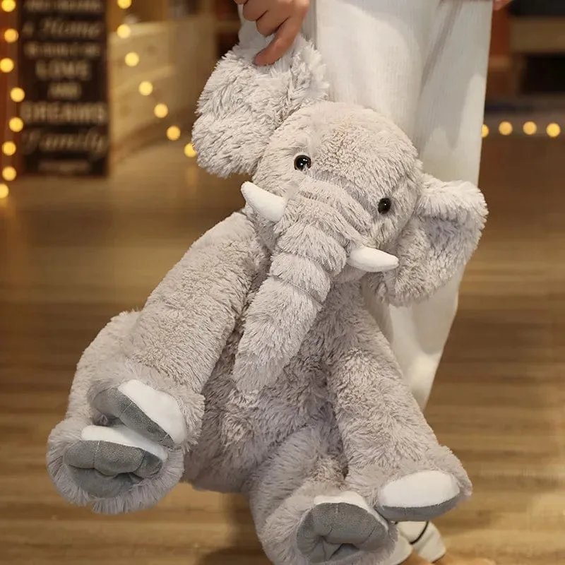 Kinder Weicher Elefant Plüsch Großer Elefant Spielzeug Kuscheltiere Plüschtiere Kissen Baby Begleiten Puppe Säuglingsspielzeug Neugeborenes Geschenk