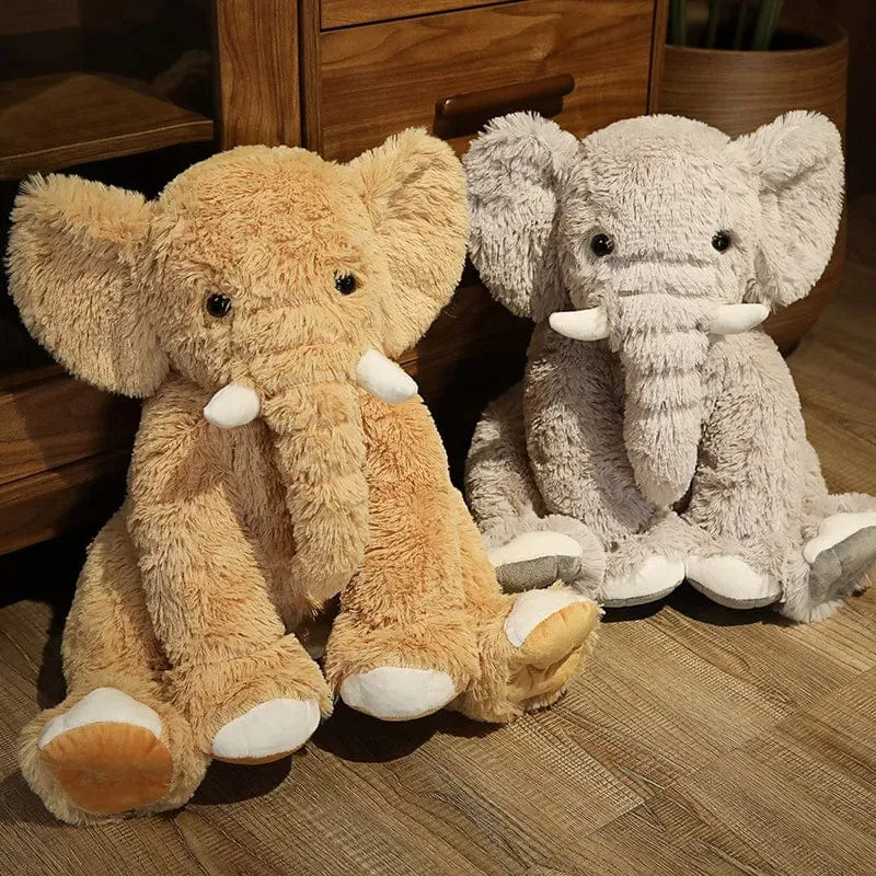 Kinder Weicher Elefant Plüsch Großer Elefant Spielzeug Kuscheltiere Plüschtiere Kissen Baby Begleiten Puppe Säuglingsspielzeug Neugeborenes Geschenk
