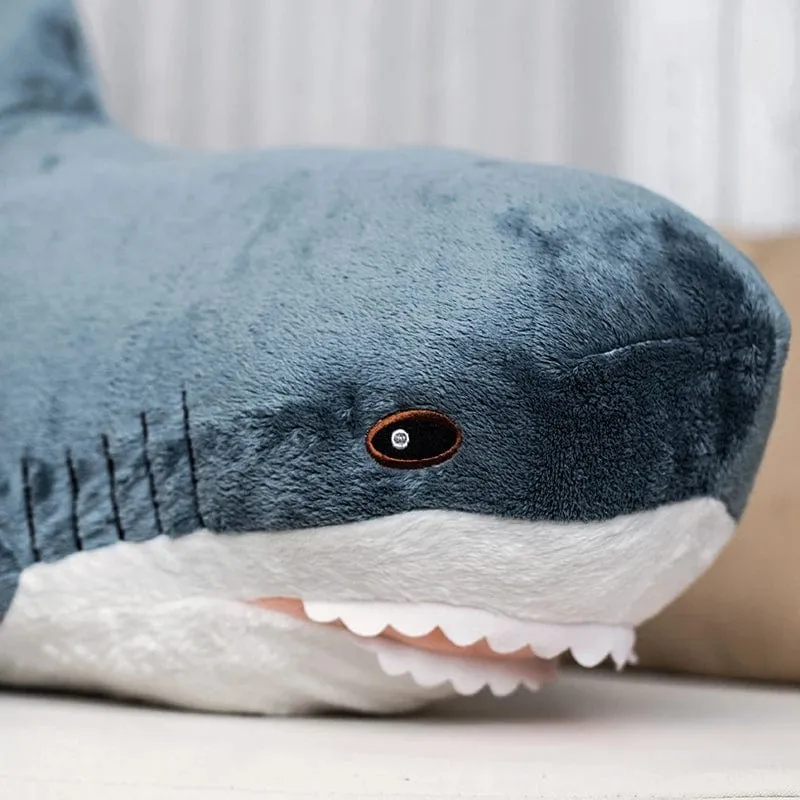 30/45/60/80CM Beliebte Hai-Plüschtiere Simulation Hai-Puppen Gefülltes weiches Tier-Lesekissen Kissen für Baby-Kinder