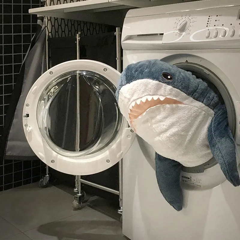 30/45/60/80CM Beliebte Hai-Plüschtiere Simulation Hai-Puppen Gefülltes weiches Tier-Lesekissen Kissen für Baby-Kinder