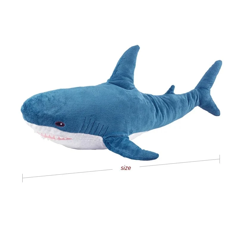 30/45/60/80CM Beliebte Hai-Plüschtiere Simulation Hai-Puppen Gefülltes weiches Tier-Lesekissen Kissen für Baby-Kinder