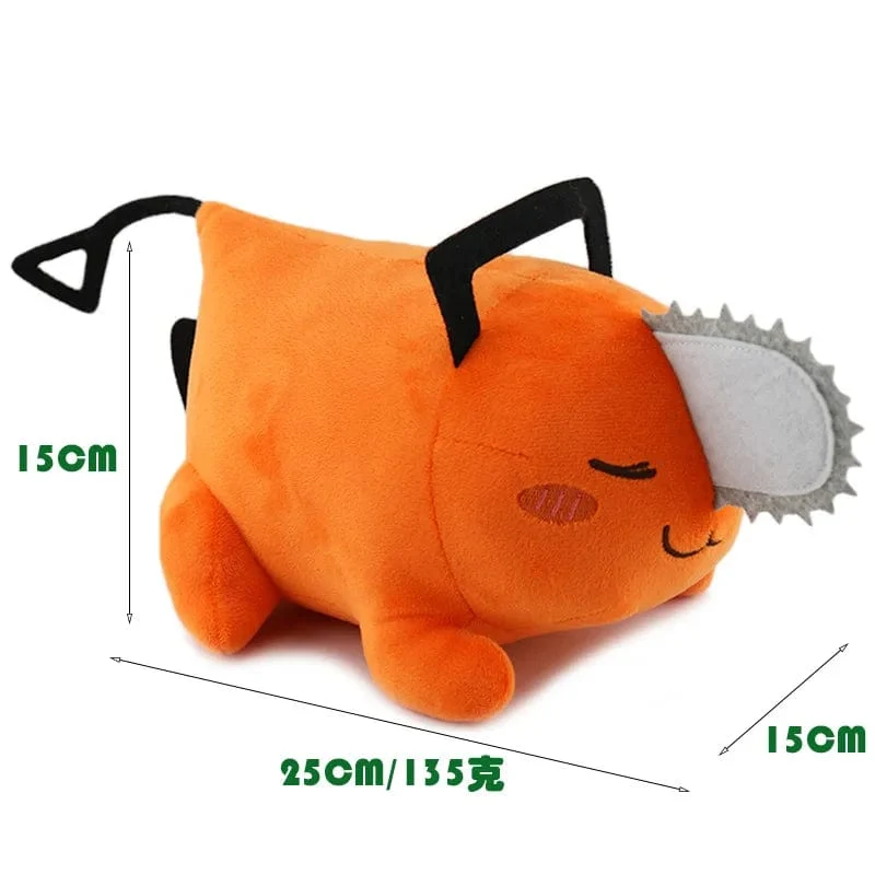 Neue Chainsaw Man Pochita Cosplay Niedliche Anime Plüschpuppe Schlüsselanhänger Gefüllter Anhänger Plüschtiere Schlüsselanhänger für Kinder Weihnachtsgeschenke