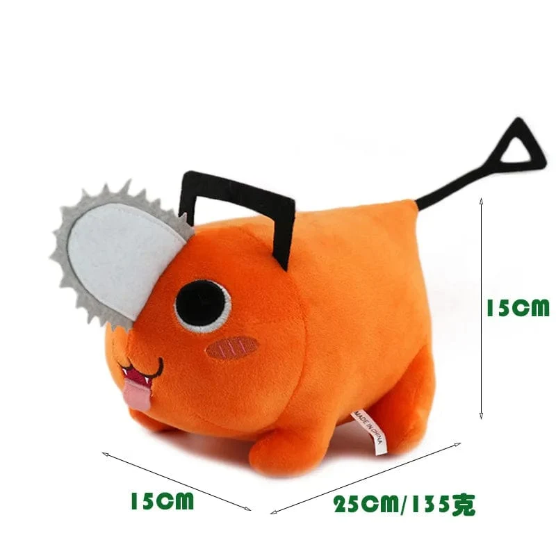 Neue Chainsaw Man Pochita Cosplay Niedliche Anime Plüschpuppe Schlüsselanhänger Gefüllter Anhänger Plüschtiere Schlüsselanhänger für Kinder Weihnachtsgeschenke