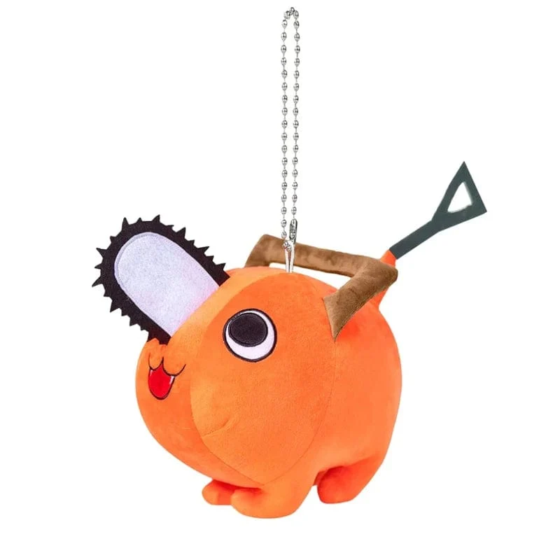 Neue Chainsaw Man Pochita Cosplay Niedliche Anime Plüschpuppe Schlüsselanhänger Gefüllter Anhänger Plüschtiere Schlüsselanhänger für Kinder Weihnachtsgeschenke