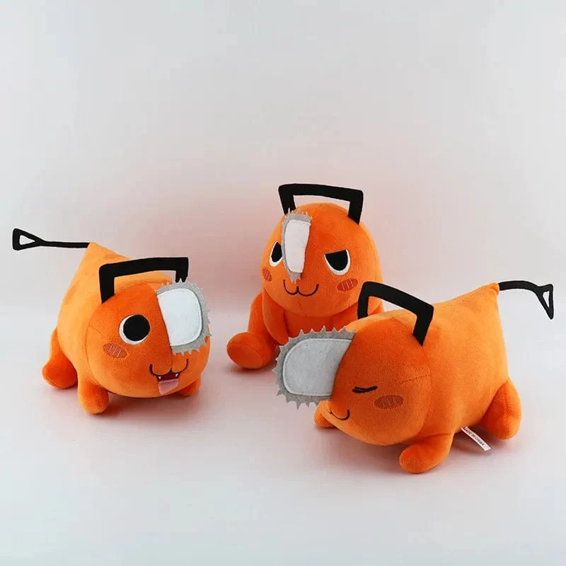 Neue Chainsaw Man Pochita Cosplay Niedliche Anime Plüschpuppe Schlüsselanhänger Gefüllter Anhänger Plüschtiere Schlüsselanhänger für Kinder Weihnachtsgeschenke