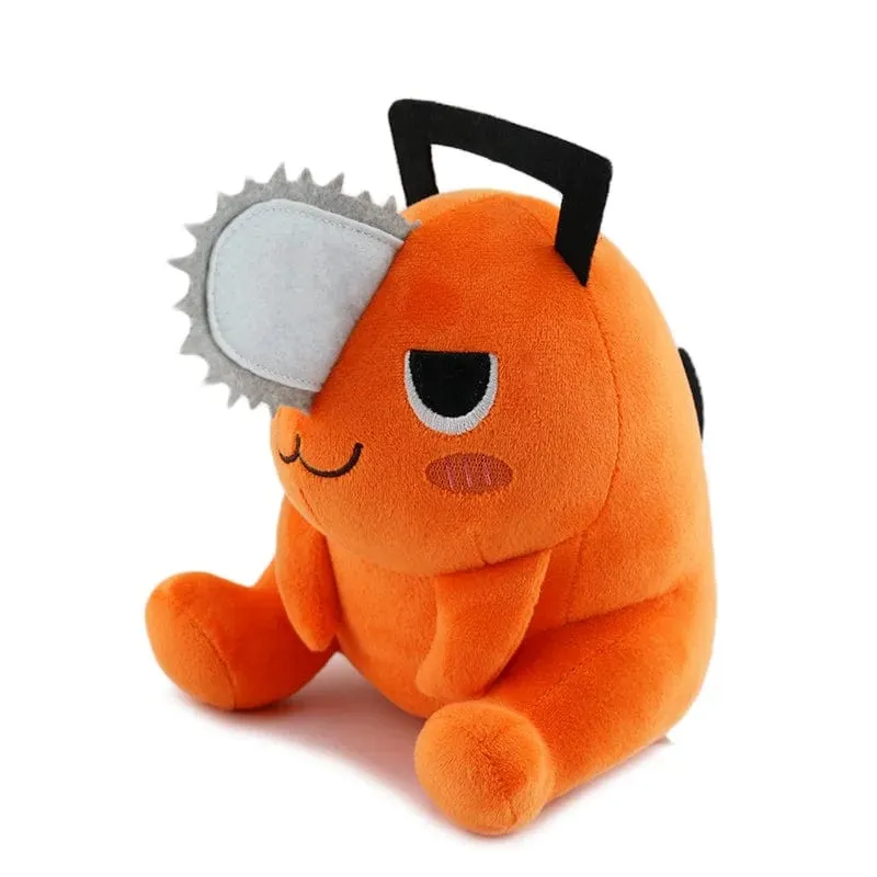 Neue Chainsaw Man Pochita Cosplay Niedliche Anime Plüschpuppe Schlüsselanhänger Gefüllter Anhänger Plüschtiere Schlüsselanhänger für Kinder Weihnachtsgeschenke