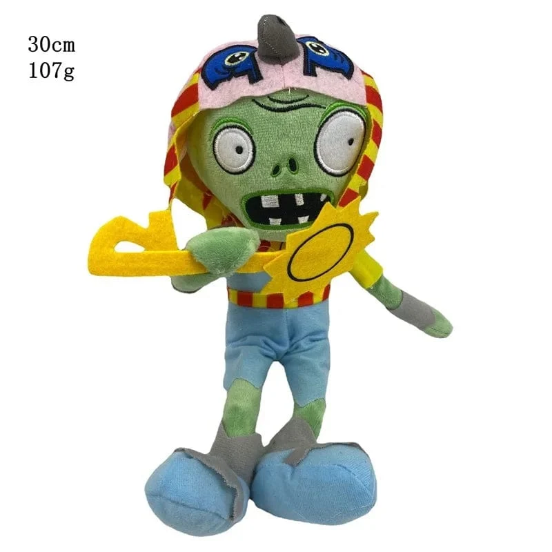 1 Stück Pflanzen vs Zombies Plüschtiere 30 cm PVZ Gargantuar Hüte Piratenente Zombie Plüsch Stofftiere Puppe Stofftier Geschenke für Kinder