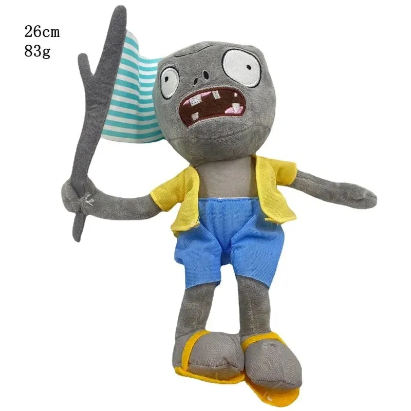 1 Stück Pflanzen vs Zombies Plüschtiere 30 cm PVZ Gargantuar Hüte Piratenente Zombie Plüsch Stofftiere Puppe Stofftier Geschenke für Kinder