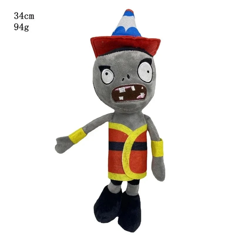 1 Stück Pflanzen vs Zombies Plüschtiere 30 cm PVZ Gargantuar Hüte Piratenente Zombie Plüsch Stofftiere Puppe Stofftier Geschenke für Kinder