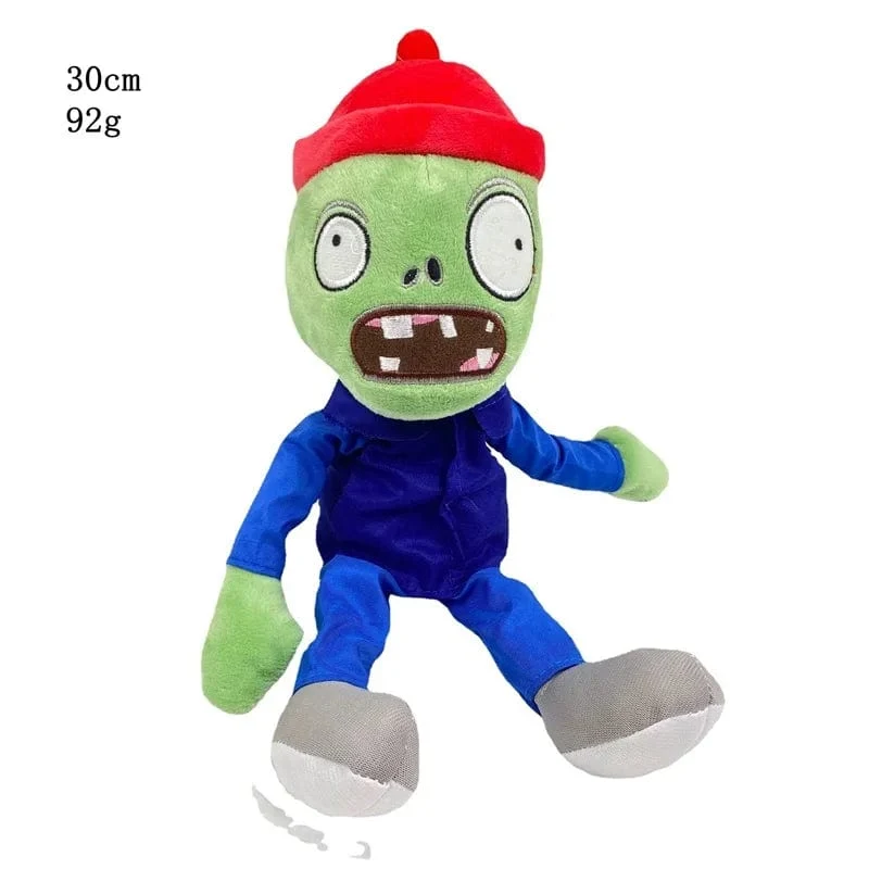 1 Stück Pflanzen vs Zombies Plüschtiere 30 cm PVZ Gargantuar Hüte Piratenente Zombie Plüsch Stofftiere Puppe Stofftier Geschenke für Kinder