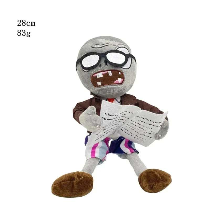 1 Stück Pflanzen vs Zombies Plüschtiere 30 cm PVZ Gargantuar Hüte Piratenente Zombie Plüsch Stofftiere Puppe Stofftier Geschenke für Kinder