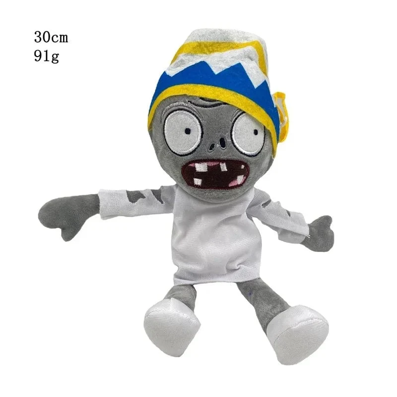 1 Stück Pflanzen vs Zombies Plüschtiere 30 cm PVZ Gargantuar Hüte Piratenente Zombie Plüsch Stofftiere Puppe Stofftier Geschenke für Kinder