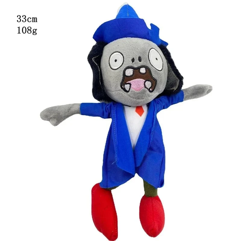 1 Stück Pflanzen vs Zombies Plüschtiere 30 cm PVZ Gargantuar Hüte Piratenente Zombie Plüsch Stofftiere Puppe Stofftier Geschenke für Kinder