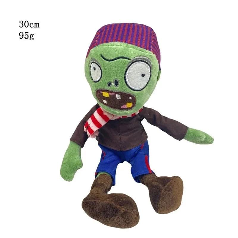 1 Stück Pflanzen vs Zombies Plüschtiere 30 cm PVZ Gargantuar Hüte Piratenente Zombie Plüsch Stofftiere Puppe Stofftier Geschenke für Kinder