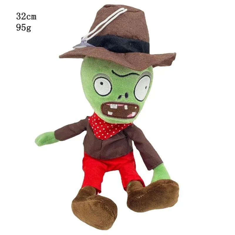 1 Stück Pflanzen vs Zombies Plüschtiere 30 cm PVZ Gargantuar Hüte Piratenente Zombie Plüsch Stofftiere Puppe Stofftier Geschenke für Kinder
