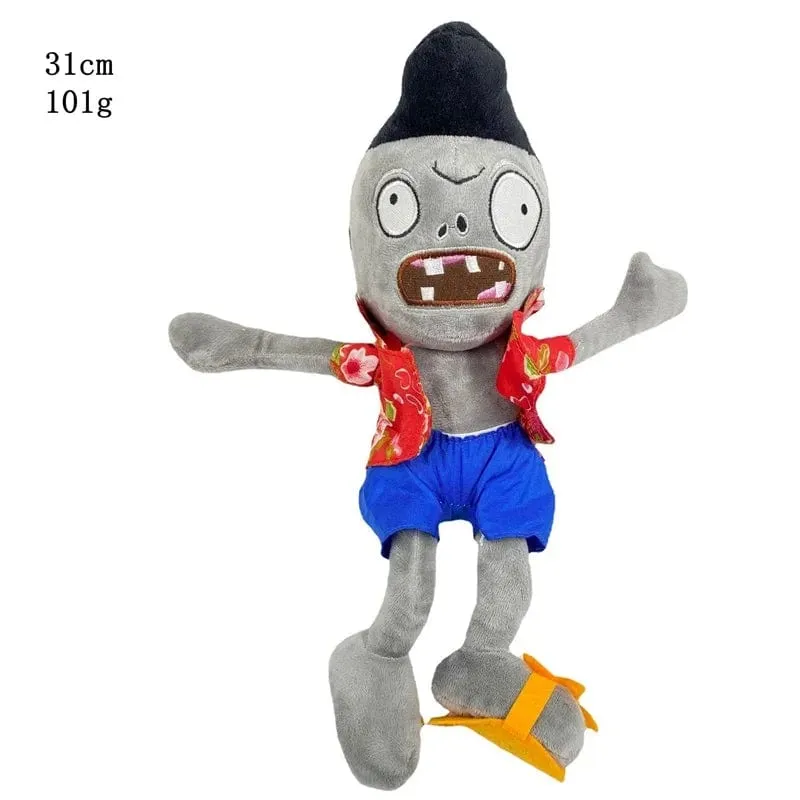 1 Stück Pflanzen vs Zombies Plüschtiere 30 cm PVZ Gargantuar Hüte Piratenente Zombie Plüsch Stofftiere Puppe Stofftier Geschenke für Kinder