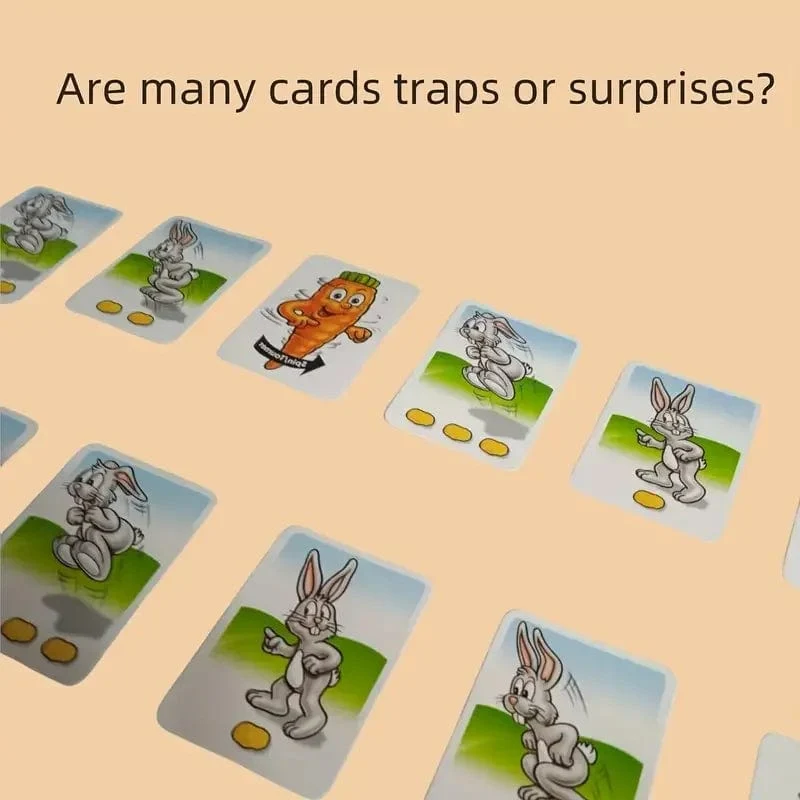Karotten-Kaninchenfalle, Tischbrett, Verteidigungsspiel, Herausforderung, Eltern-Kind-Familienparty, interaktives pädagogisches Puzzle, Spielzeug, Geschenk