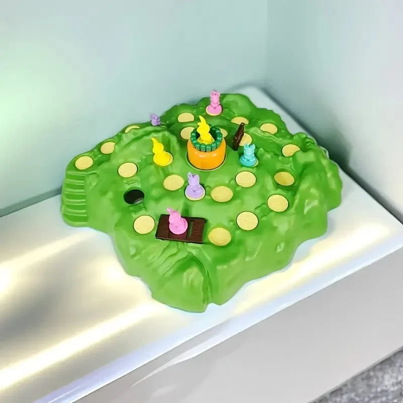 Karotten-Kaninchenfalle, Tischbrett, Verteidigungsspiel, Herausforderung, Eltern-Kind-Familienparty, interaktives pädagogisches Puzzle, Spielzeug, Geschenk