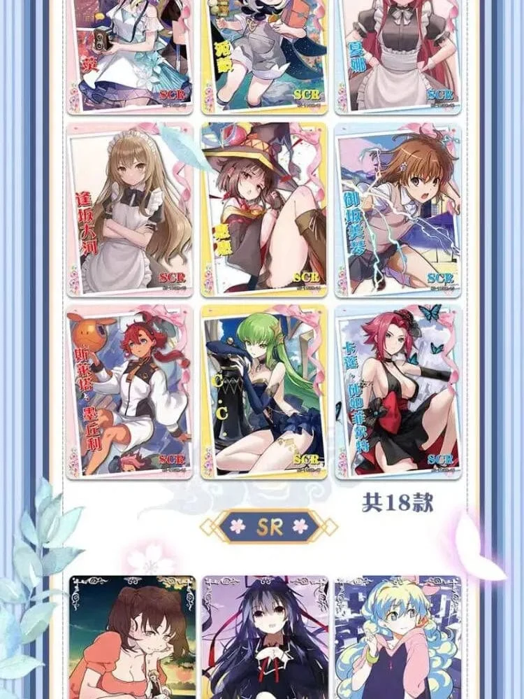 Göttin Geschichte Sammlung Karte 5M08 1m11 Set Anime Spiele Mädchen Party Badeanzug Bikini Booster Box Doujin Spielzeug Und Hobbys Geschenk
