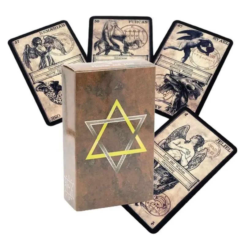 Das Orakel des Himmels und der Hölle Orakelkarten Brettspiel Englische Version Standard-Tarotdecks für Hexengeschenk-Partygeschenke