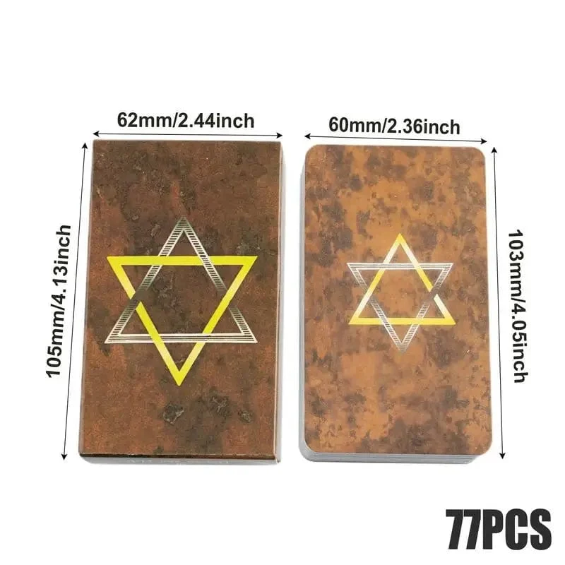 Das Orakel des Himmels und der Hölle Orakelkarten Brettspiel Englische Version Standard-Tarotdecks für Hexengeschenk-Partygeschenke