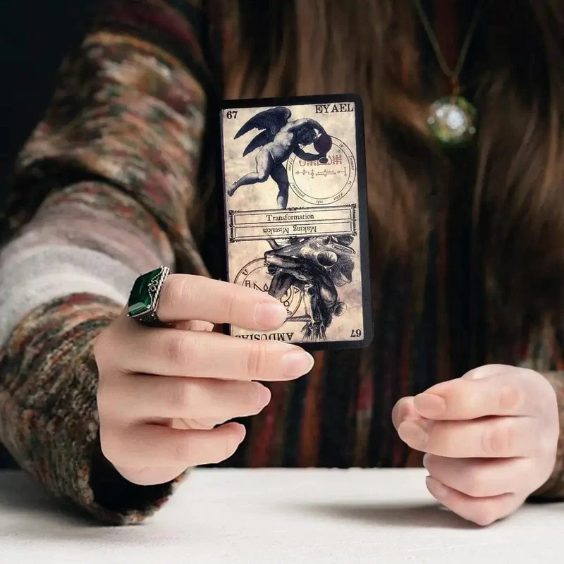 Das Orakel des Himmels und der Hölle Orakelkarten Brettspiel Englische Version Standard-Tarotdecks für Hexengeschenk-Partygeschenke