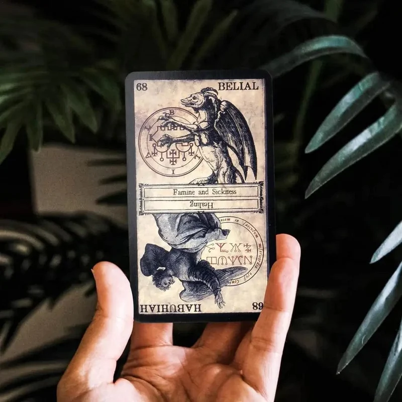 Das Orakel des Himmels und der Hölle Orakelkarten Brettspiel Englische Version Standard-Tarotdecks für Hexengeschenk-Partygeschenke