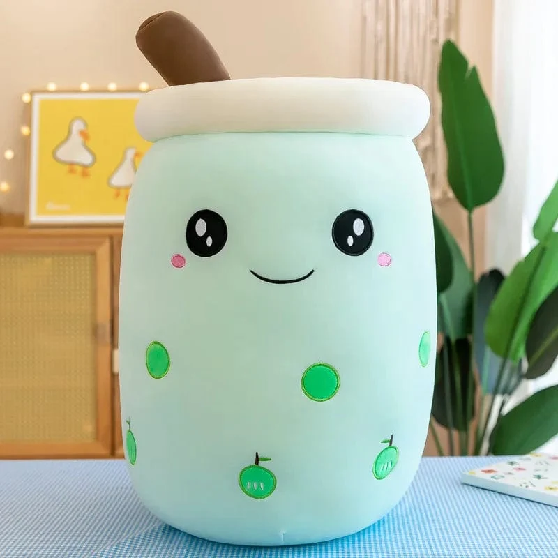 9.4 Zoll Boba Plüsch gefüllt Bubble Tea Plushie Cartoon Milch Tee Tasse Kissen weiche Kawaii Geschenke für Kinder